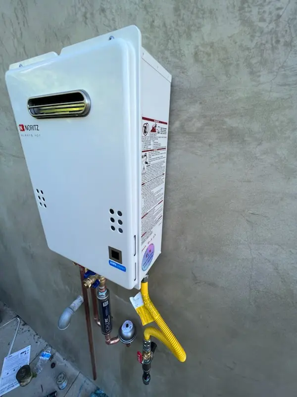 Tankless water heater installation for Mauldin homes